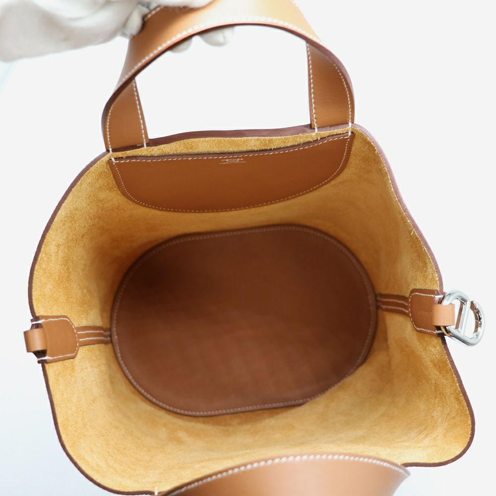 【リユース品】 エルメス HERMES バッグ ハンドバッグ インザループ23 ゴールド/シルバー金具 【お取り寄せ】