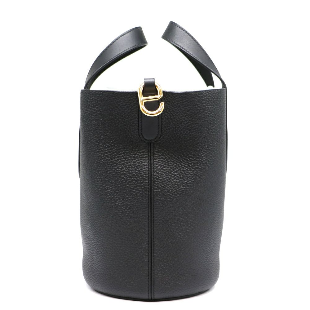 【リユース品】 エルメス HERMES バッグ ハンドバッグ インザループ23 ブラック/ゴールド金具 【お取り寄せ】