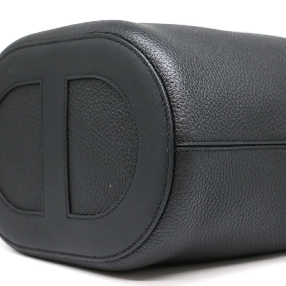 【リユース品】 エルメス HERMES バッグ ハンドバッグ インザループ23 ブラック/ゴールド金具 【お取り寄せ】