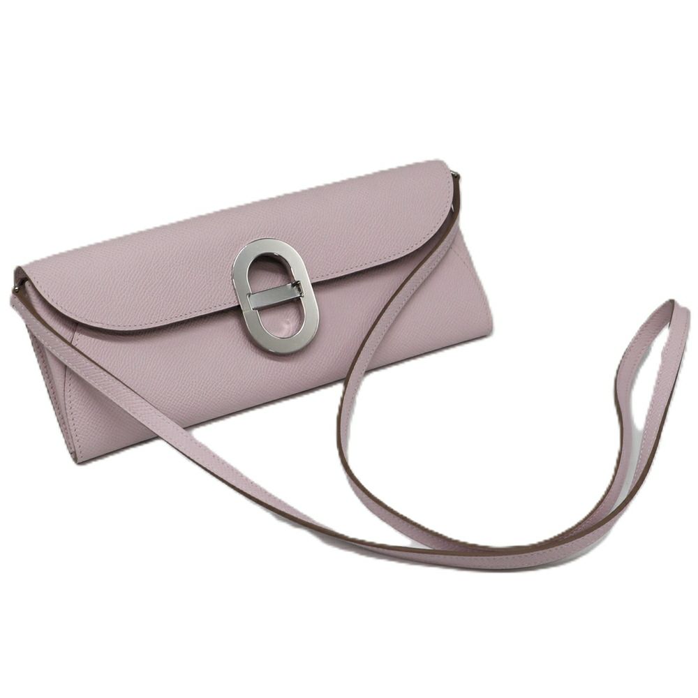 【リユース品】 エルメス HERMES バッグ ショルダーバッグ シェーヌダンクルトゥーゴー ピンク系/シルバー金具 【お取り寄せ】