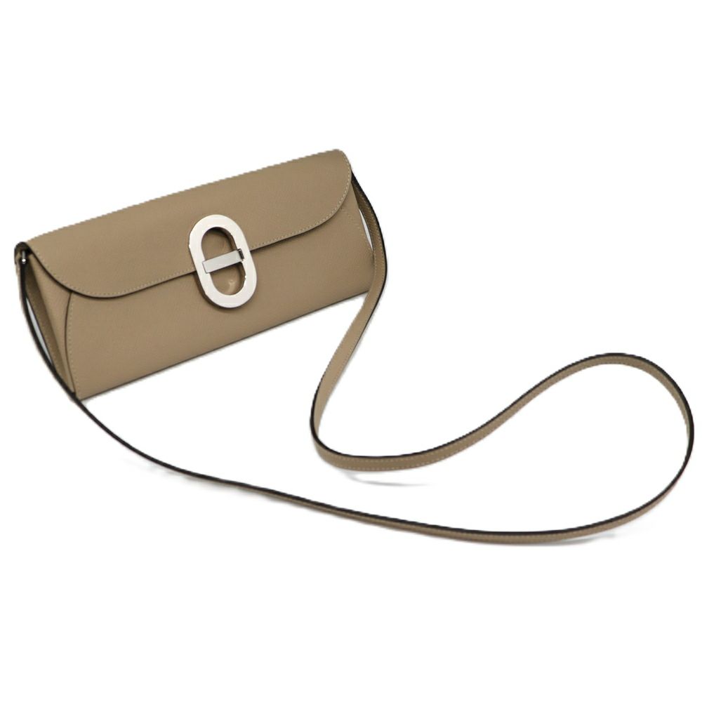 【リユース品】 エルメス HERMES バッグ ショルダーバッグ シェーヌダンクルトゥーゴー ベージュ系/シルバー金具 【お取り寄せ】