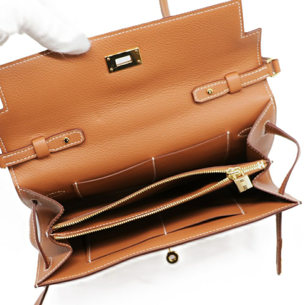 【リユース品】 エルメス HERMES バッグ ショルダーバッグ ケリートゥーゴー ゴールド/ゴールド金具 【お取り寄せ】