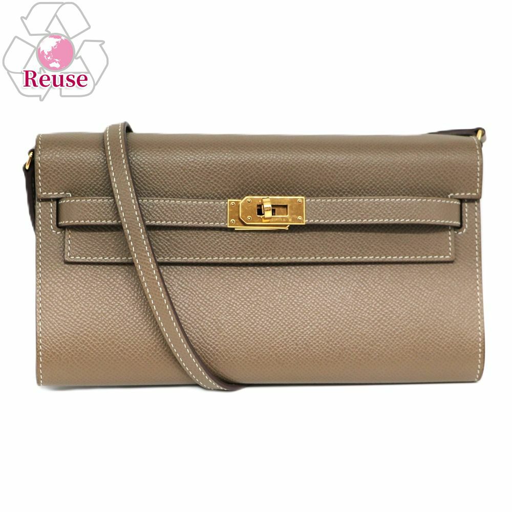 【リユース品】 エルメス HERMES バッグ ショルダーバッグ ケリートゥーゴー エトゥープ/ゴールド金具 【お取り寄せ】