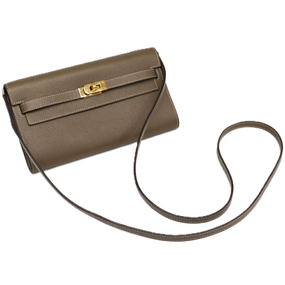 【リユース品】 エルメス HERMES バッグ ショルダーバッグ ケリートゥーゴー エトゥープ/ゴールド金具 【お取り寄せ】