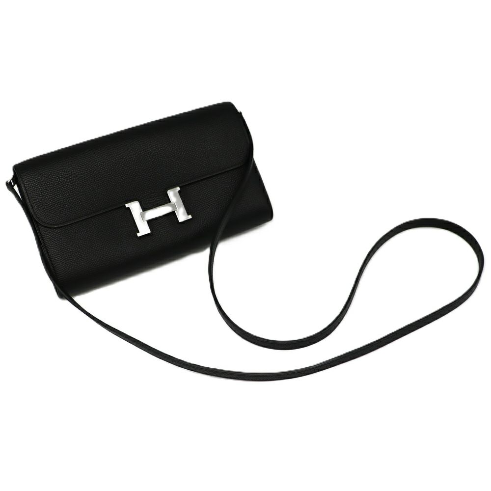 【リユース品】 エルメス HERMES バッグ ショルダーバッグ コンスタンストゥーゴー ブラック/シルバー金具 【お取り寄せ】