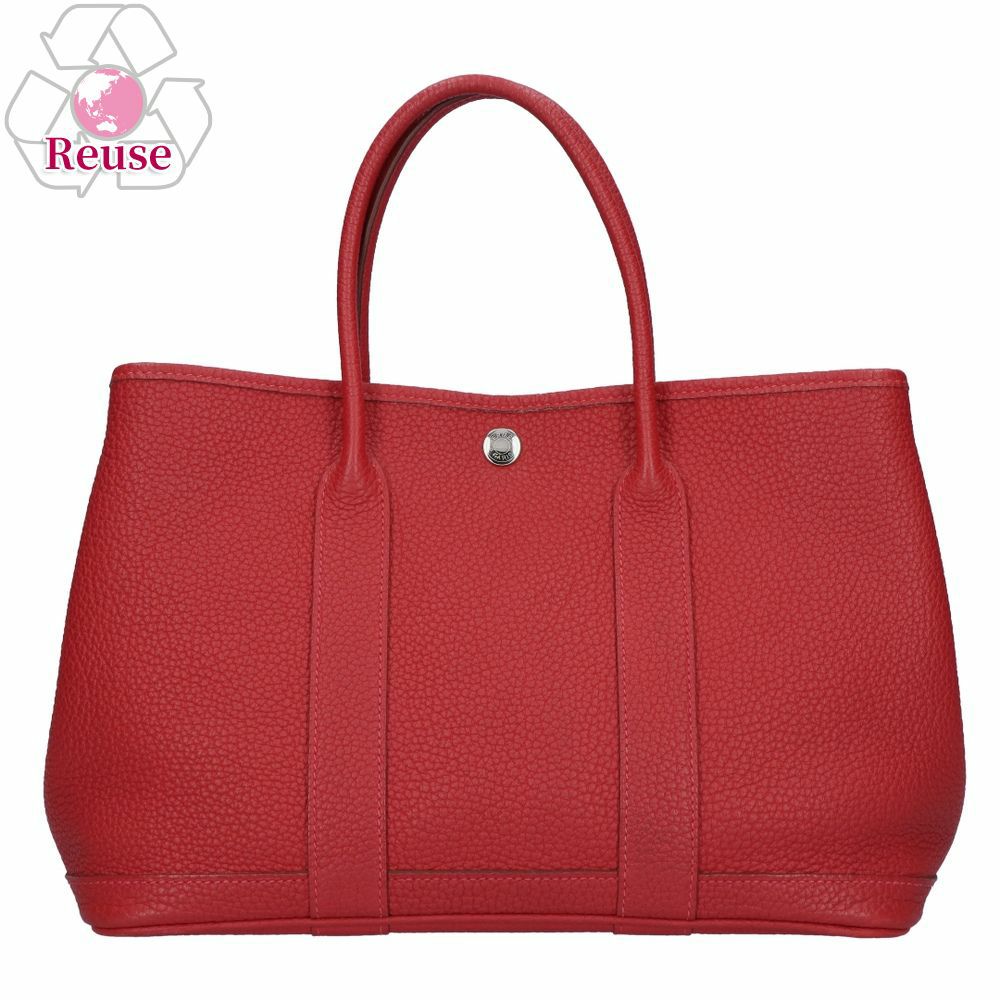 【リユース品】 エルメス HERMES バッグ ハンドバッグ ガーデンパーティTPM ルージュグレナ 【お取り寄せ】
