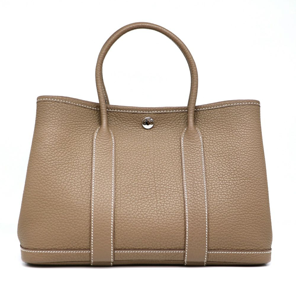 【リユース品】 エルメス HERMES バッグ ハンドバッグ ガーデンパーティPM エトゥープ 【お取り寄せ】