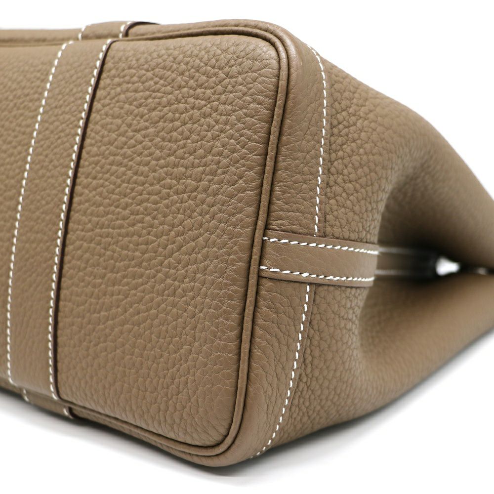 【リユース品】 エルメス HERMES バッグ ハンドバッグ ガーデンパーティPM エトゥープ 【お取り寄せ】