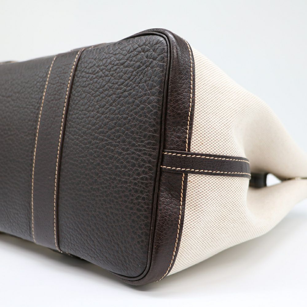 【リユース品】 エルメス HERMES バッグ ハンドバッグ ガーデンパーティPM アイボリー系 【お取り寄せ】