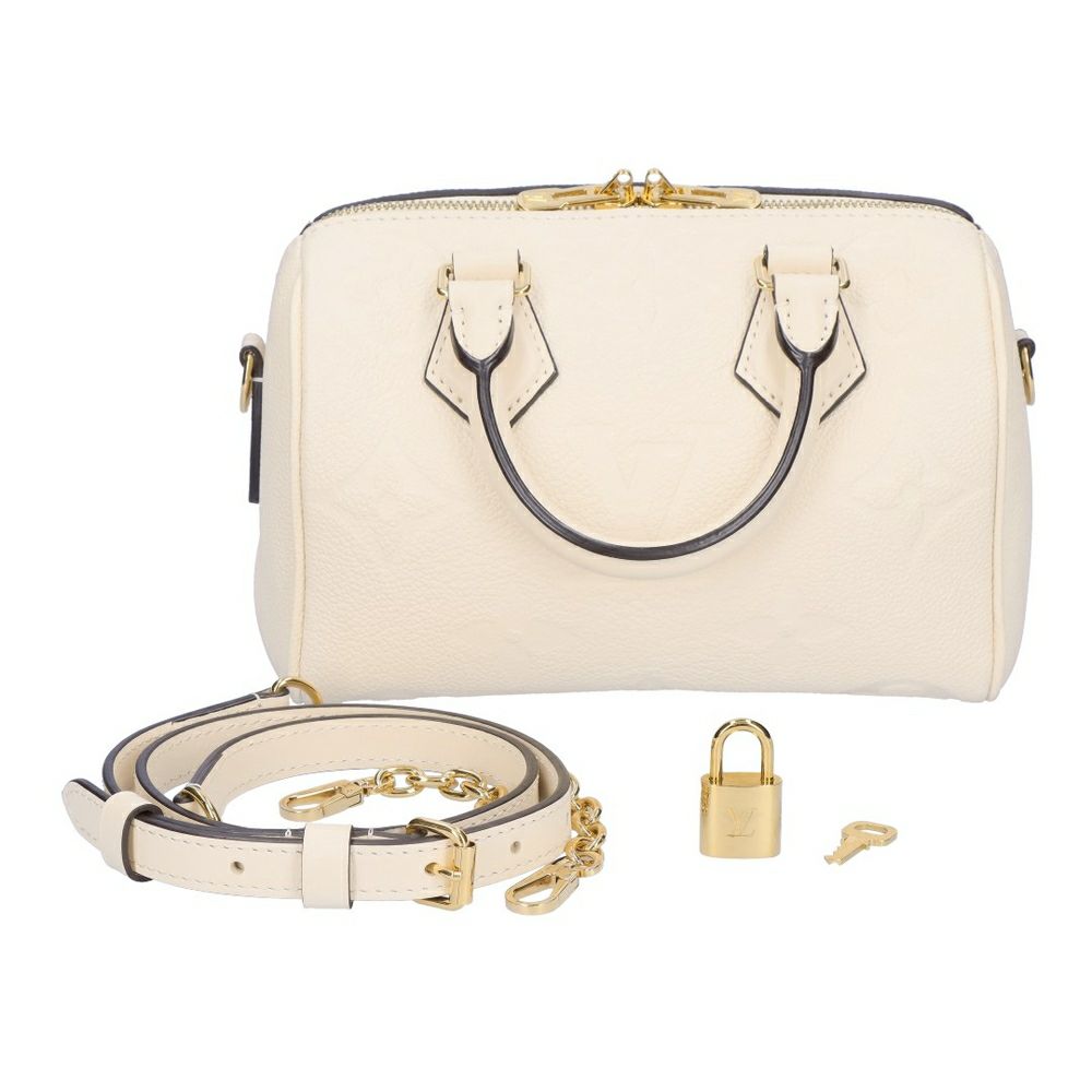 【リユース品】 ルイヴィトン LOUIS VUITTON バッグ 2WAYバッグ スピーディ20バンドリエール M58954 クレーム 【お取り寄せ】