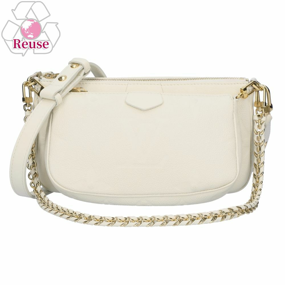 【リユース品】 ルイヴィトン LOUIS VUITTON バッグ 2WAYバッグ ミュルティ ポシェット アクセソワール M46568 クレーム 【お取り寄せ】