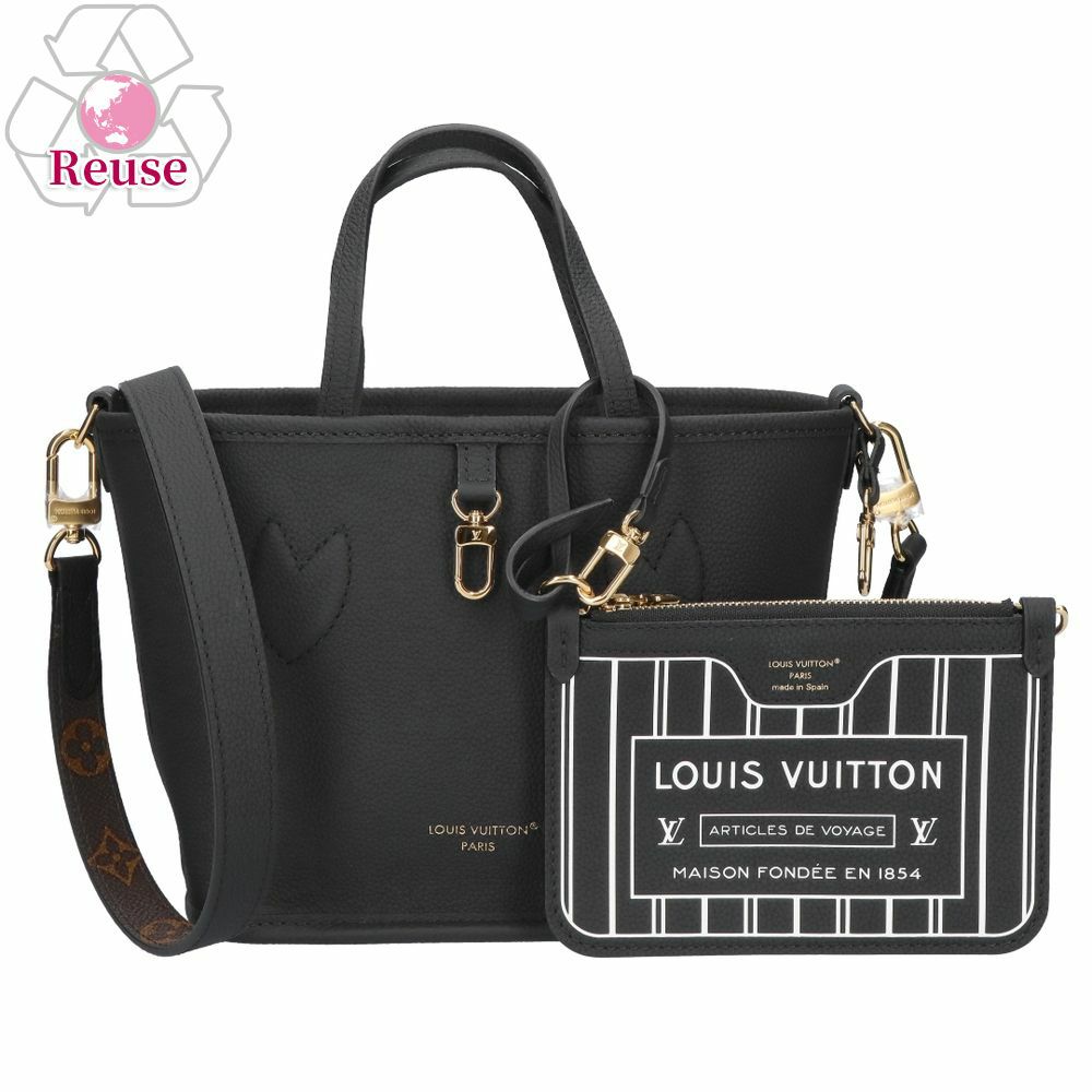 【リユース品】 ルイヴィトン LOUIS VUITTON バッグ 2WAYバッグ ネヴァーフル･インサイドアウト BB M12099 ブラック/ブラウン系 【お取り寄せ】