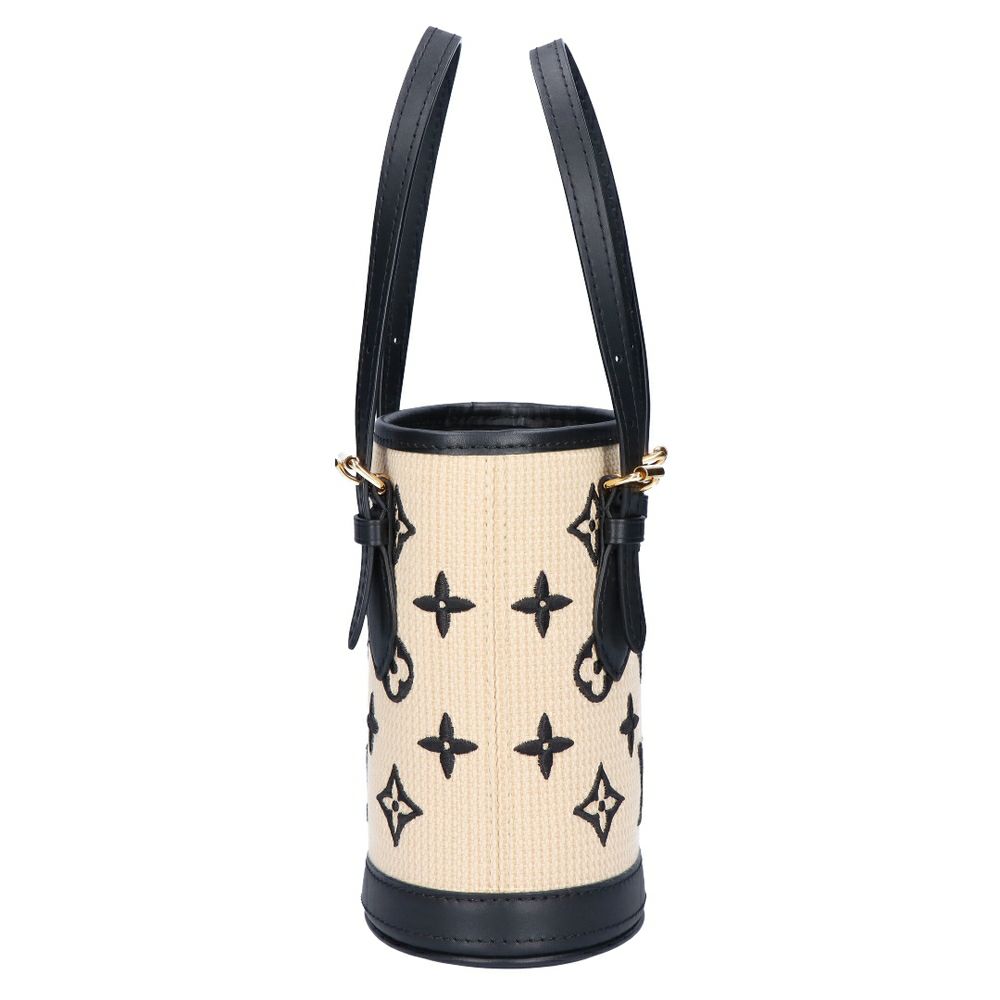 【リユース品】 ルイヴィトン LOUIS VUITTON バッグ 2WAYバッグ ナノバケット M82418 ベージュ系/ブラック 【お取り寄せ】