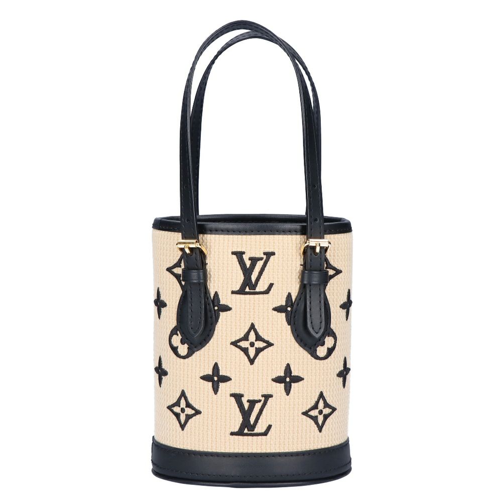 【リユース品】 ルイヴィトン LOUIS VUITTON バッグ 2WAYバッグ ナノバケット M82418 ベージュ系/ブラック 【お取り寄せ】