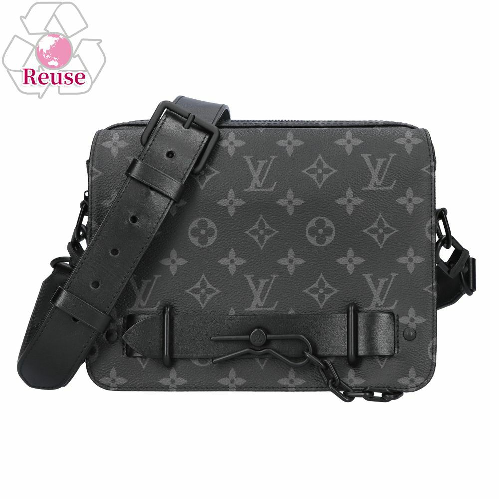 【リユース品】 ルイヴィトン LOUIS VUITTON バッグ ショルダーバッグ スティ―マメッセンジャー M45585 ブラック/ブラック金具 【お取り寄せ】