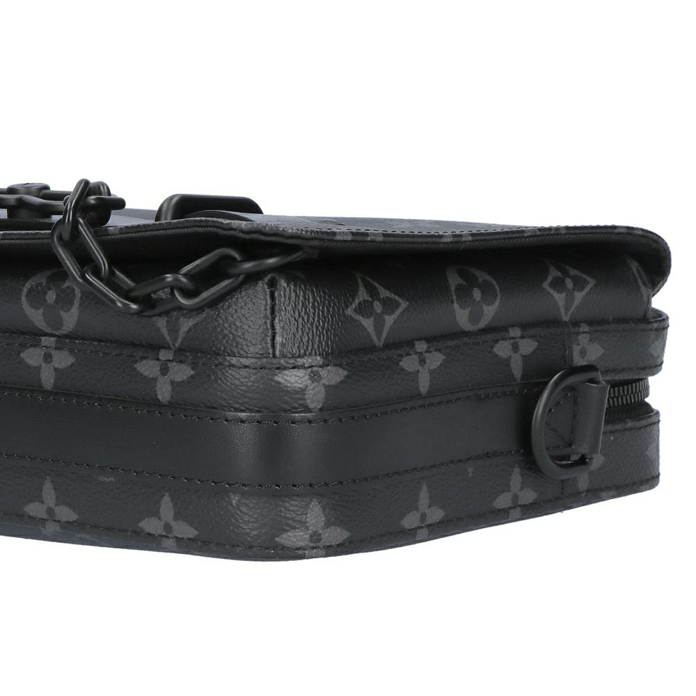 【リユース品】 ルイヴィトン LOUIS VUITTON バッグ ショルダーバッグ スティ―マメッセンジャー M45585 ブラック/ブラック金具 【お取り寄せ】