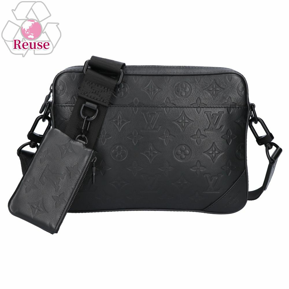 【リユース品】 ルイヴィトン LOUIS VUITTON バッグ ショルダーバッグ デュオメッセンジャー M69827 ブラック 【お取り寄せ】