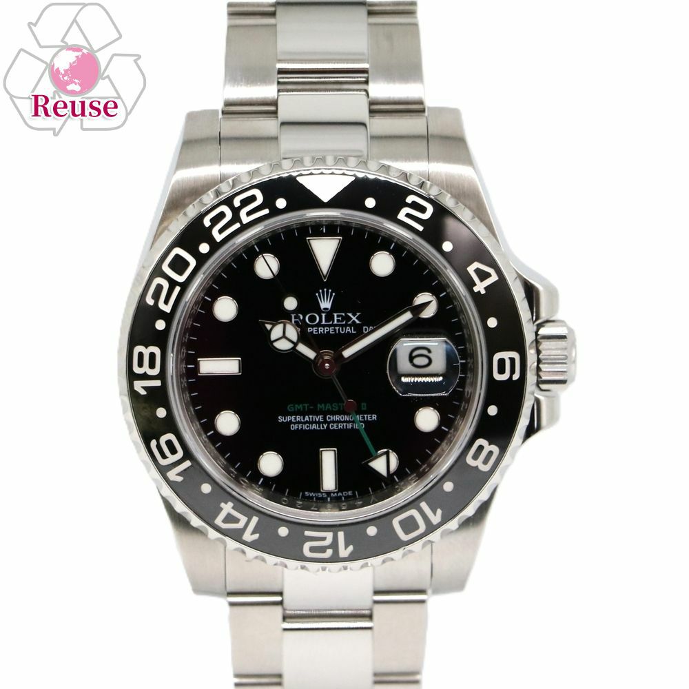 【リユース品】 ロレックス ROLEX 腕時計 メンズウォッチ GMTマスター2 116710LN 文字盤：ブラック 【お取り寄せ】