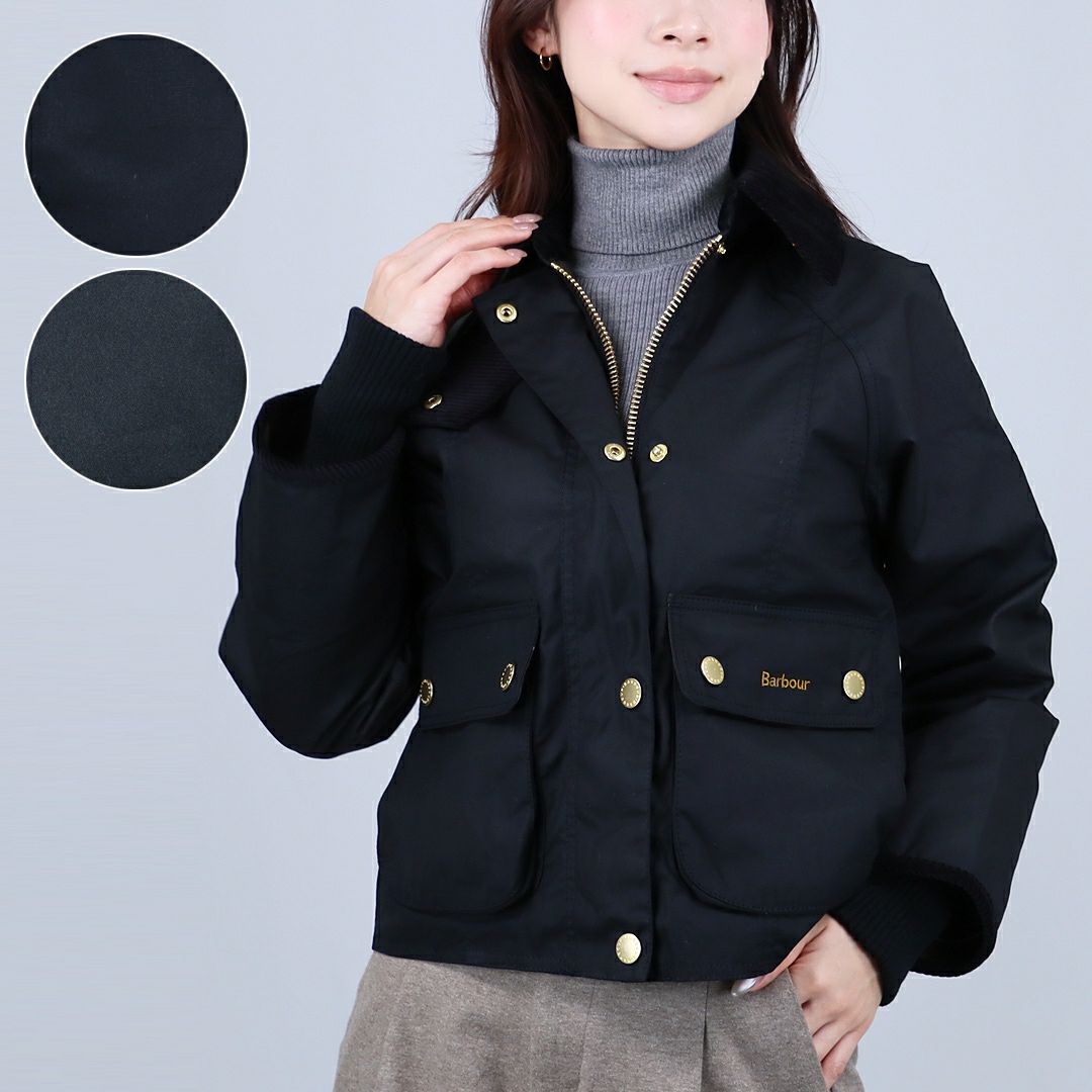 バブアー BARBOUR レディース ワックス ジャケット ブルゾン CROPPED BEADNELL クロップド ビードネル ワックス ジャケット LWX1403