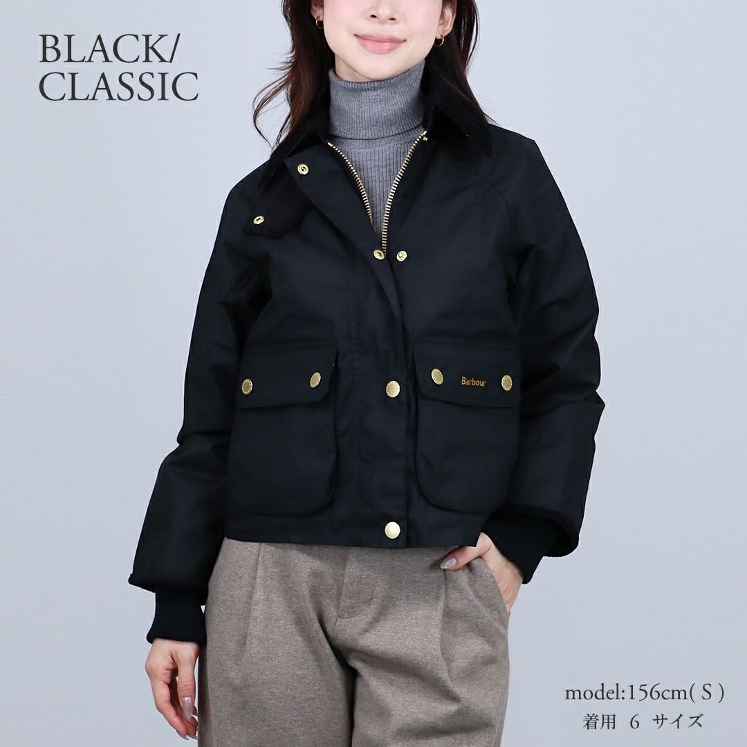 バブアー BARBOUR レディース ワックス ジャケット ブルゾン CROPPED BEADNELL クロップド ビードネル ワックス ジャケット LWX1403