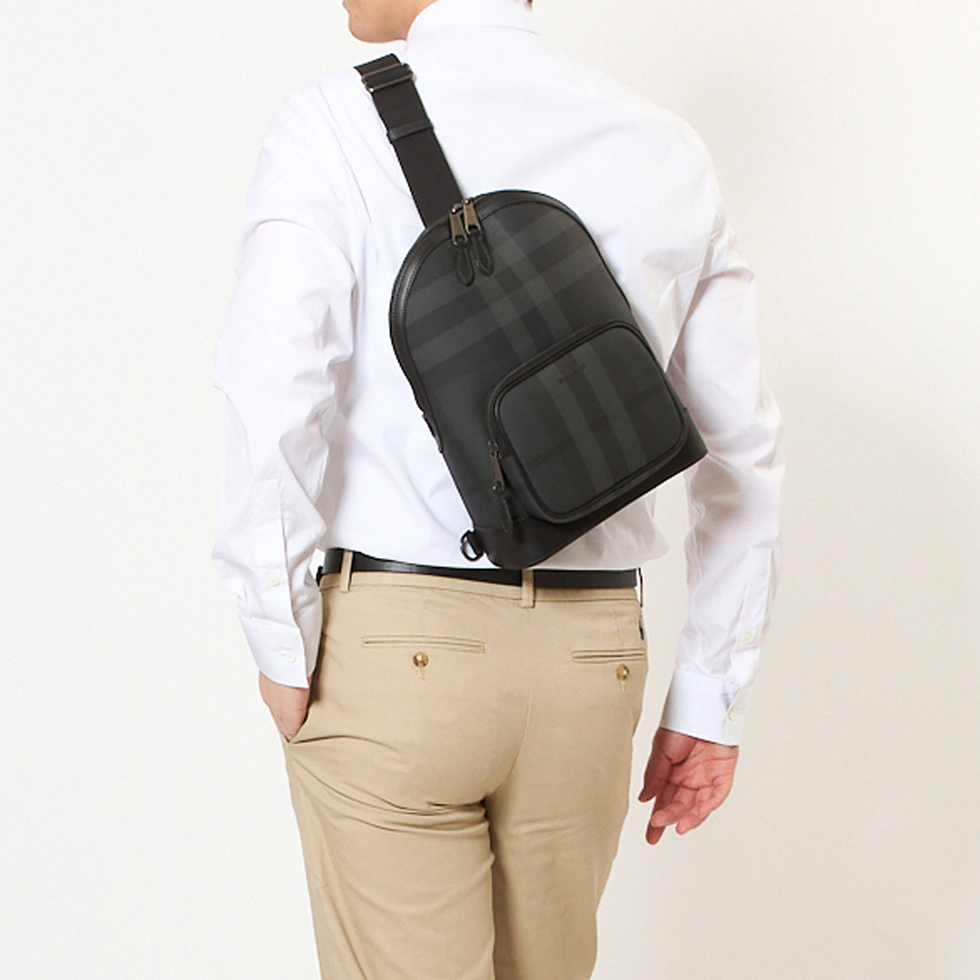 バーバリー BURBERRY ショルダーバッグ ウエストバッグ 8071358 CHARCOAL