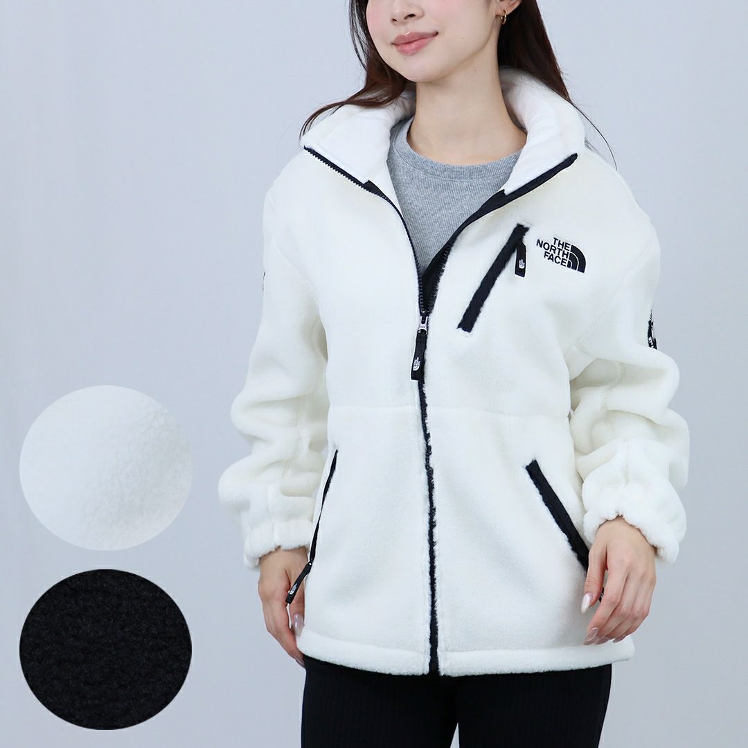 ノースフェイス THE NORTH FACE フリースジャケット ボアジャケット ジップアップ スタンドカラー RIMO FLEECE JACKET NJ4FQ54