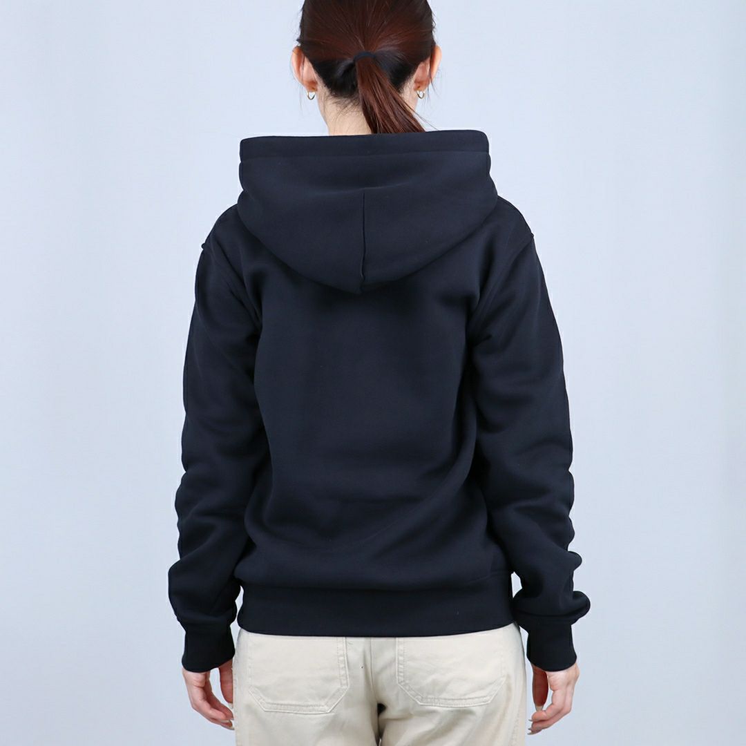 アグ UGG レディーススウェット パーカー フーディ ロゴスウェット プルオーバー カンガルーポケット REY FUZZY LOGO HOODIE 1121385 BLACK