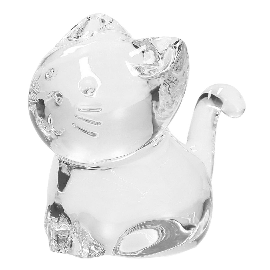 バカラ BACCARAT キャット クリスタル オブジェ 置物 フィギュア 猫 キャット キティ ミニマルズ 2610097 【お取り寄せ】