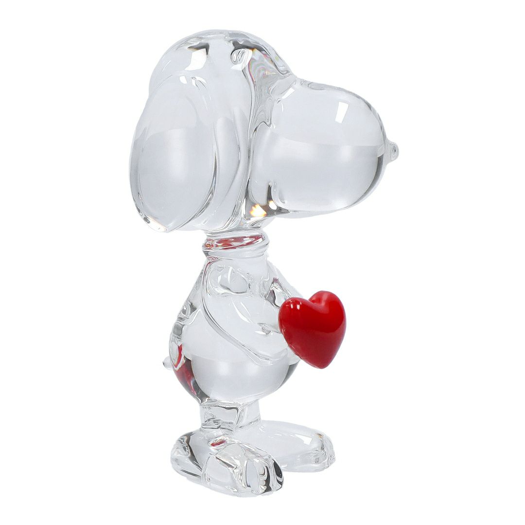 バカラ BACCARAT ハートスヌーピー クリスタル オブジェ 置物 フィギュア キャラクター ハートスヌーピー Peanuts スヌーピー 2613001 【お取り寄せ】
