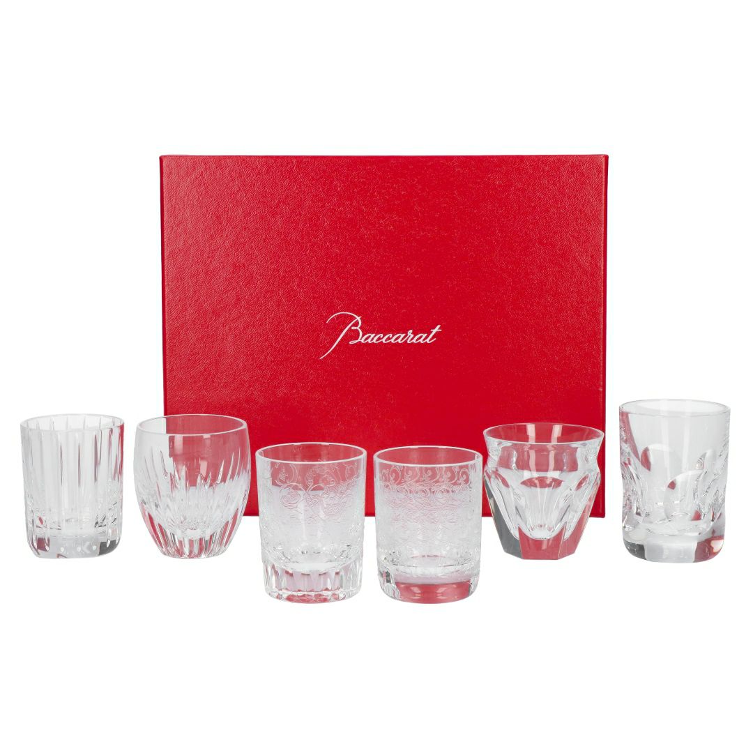バカラ BACCARAT エブリデイ ミニ ショットグラス 6客アソートセット クリスタル ショットグラス タンブラー スピリットグラス 18金 グラスアソート 2810874 【お取り寄せ】
