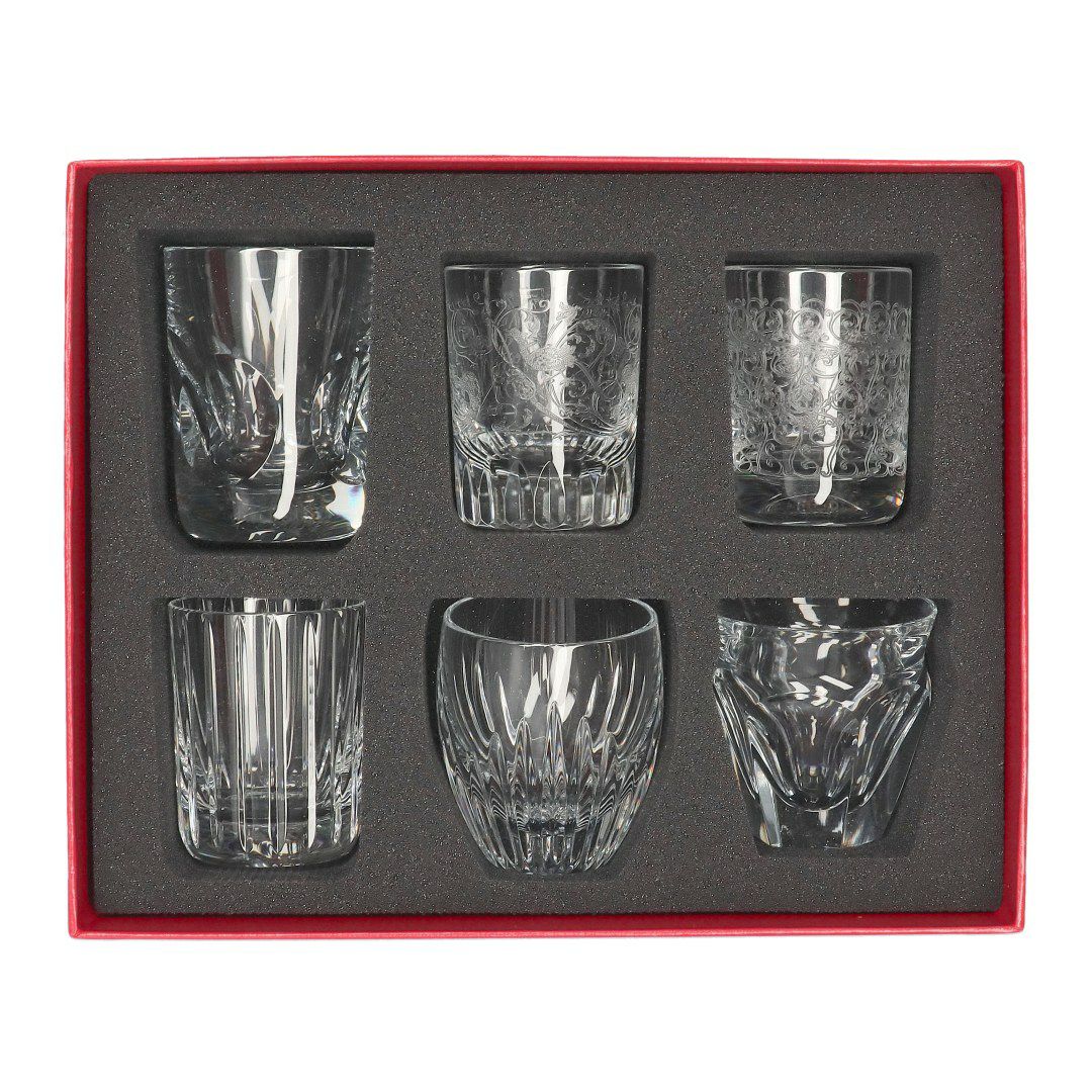 バカラ BACCARAT エブリデイ ミニ ショットグラス 6客アソートセット クリスタル ショットグラス タンブラー スピリットグラス 18金 グラスアソート 2810874 【お取り寄せ】