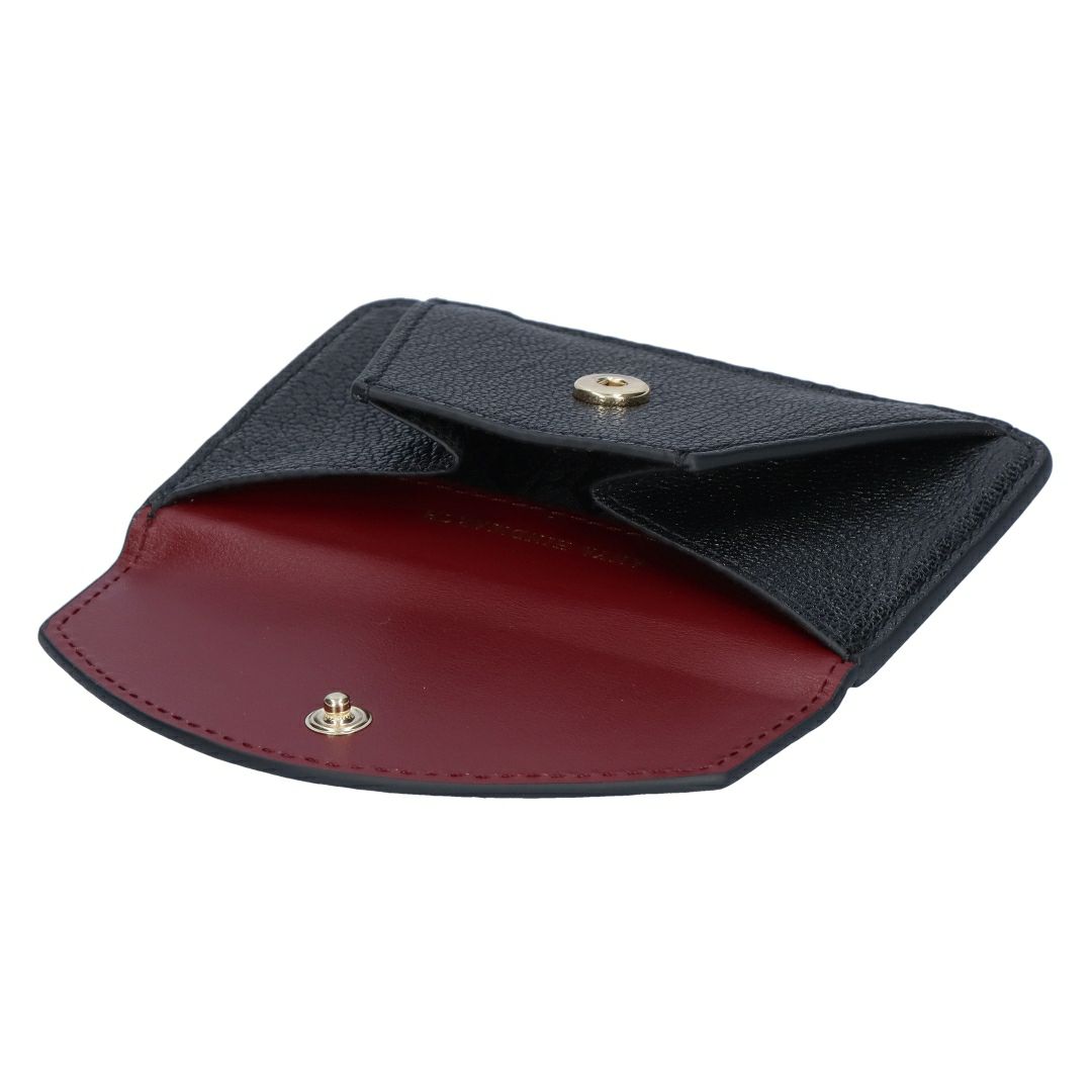 アニヤハインドマーチ ANYA HINDMARCH カードケース スマホ マグネット マグセーフ対応 199452/5050925199452 BLACK ENVELOPE CARD CASE MAG SAFE EYES IN CAPRA