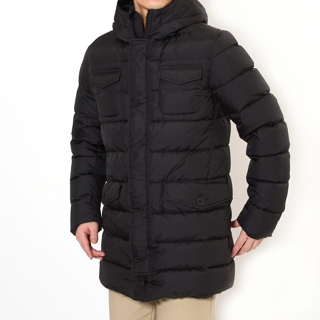 ヘルノ HERNO メンズ ダウンコート ジャケット PI0191U 12004Z 9389 NERO