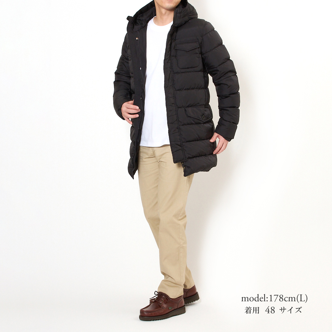 ヘルノ HERNO メンズ ダウンコート ジャケット PI0191U 12004Z 9389 NERO