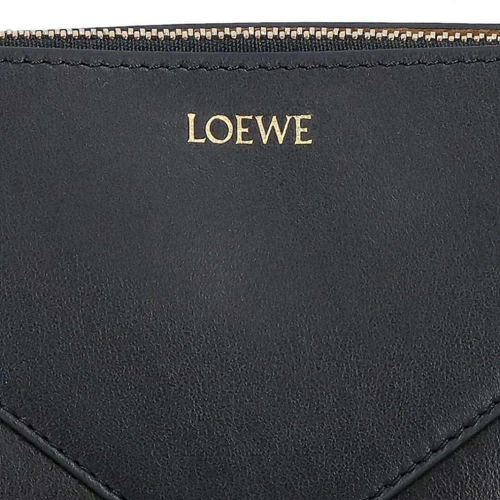 ロエベ LOEWE ショルダーバッグ クラッチバッグ パズルフォルド ポーチ C510PT1X01 1100 BLACK ブラック