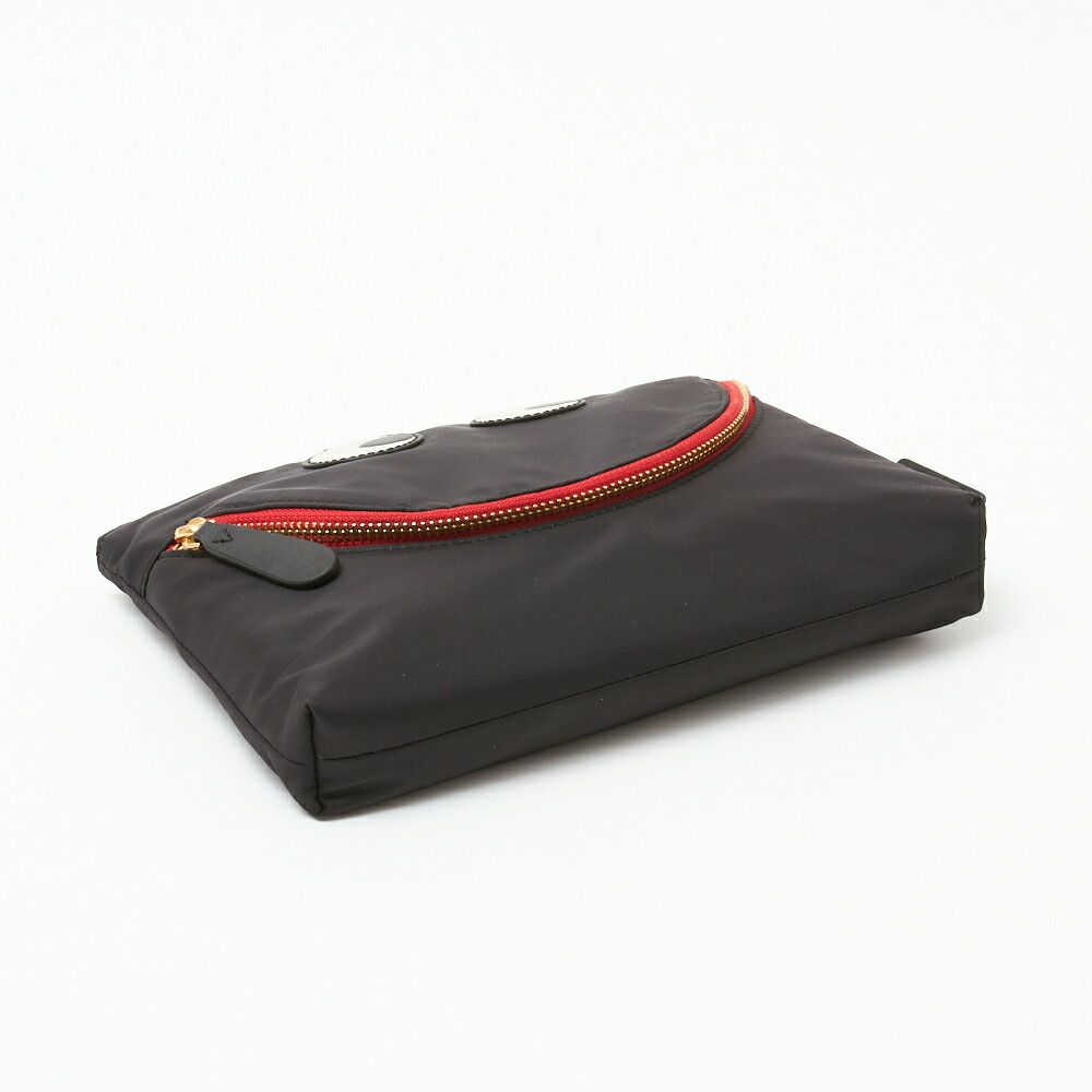 アニヤハインドマーチ ポーチ HAPPY EYES POUCH ハッピーアイズポーチ 152976 193559(5050925193559) ブラック ANYA HINDMARCH