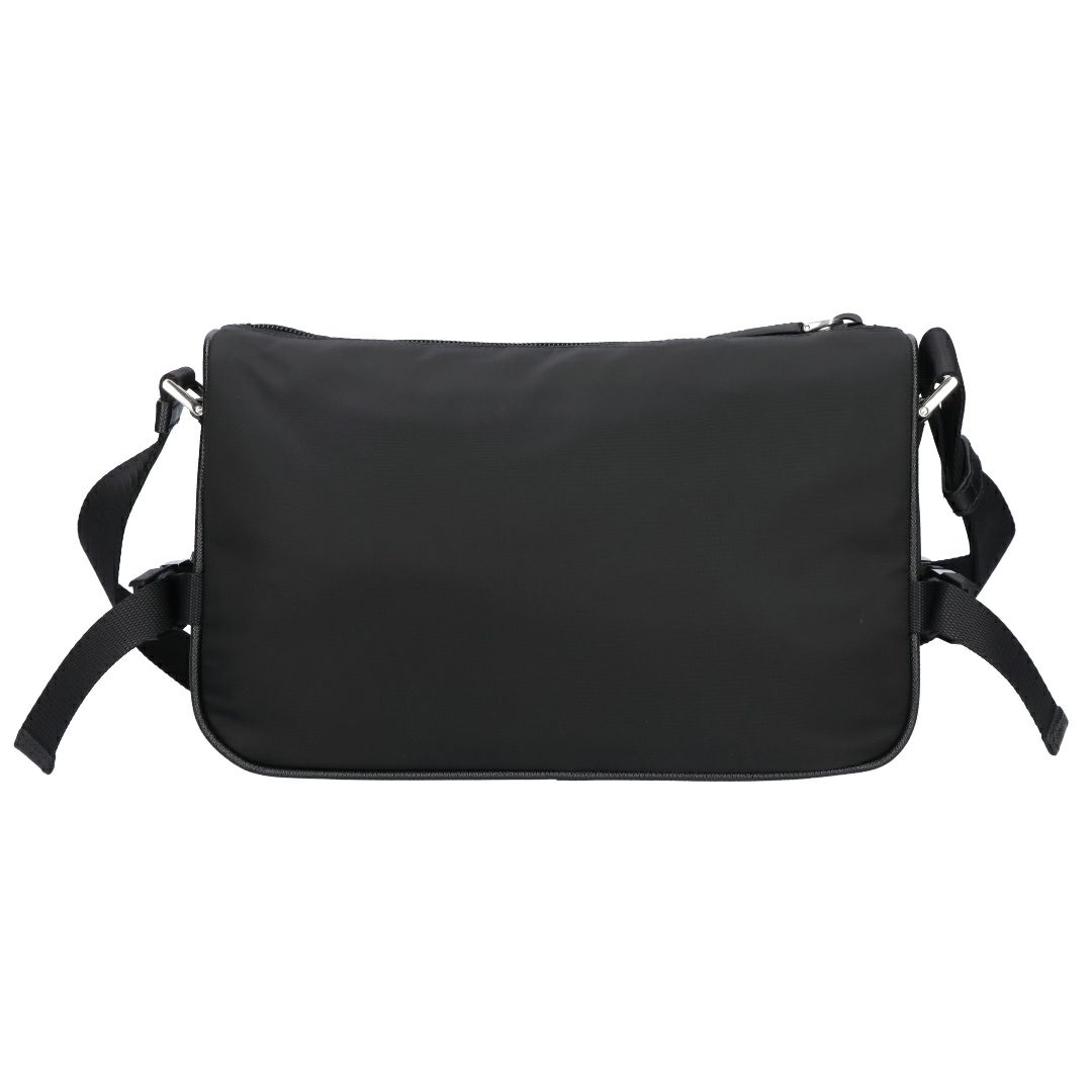 プラダ PRADA ショルダーバッグ ミディアム RE-NYLON サフィアーノレザー 2VH192 2DMG OOO F0002 NERO