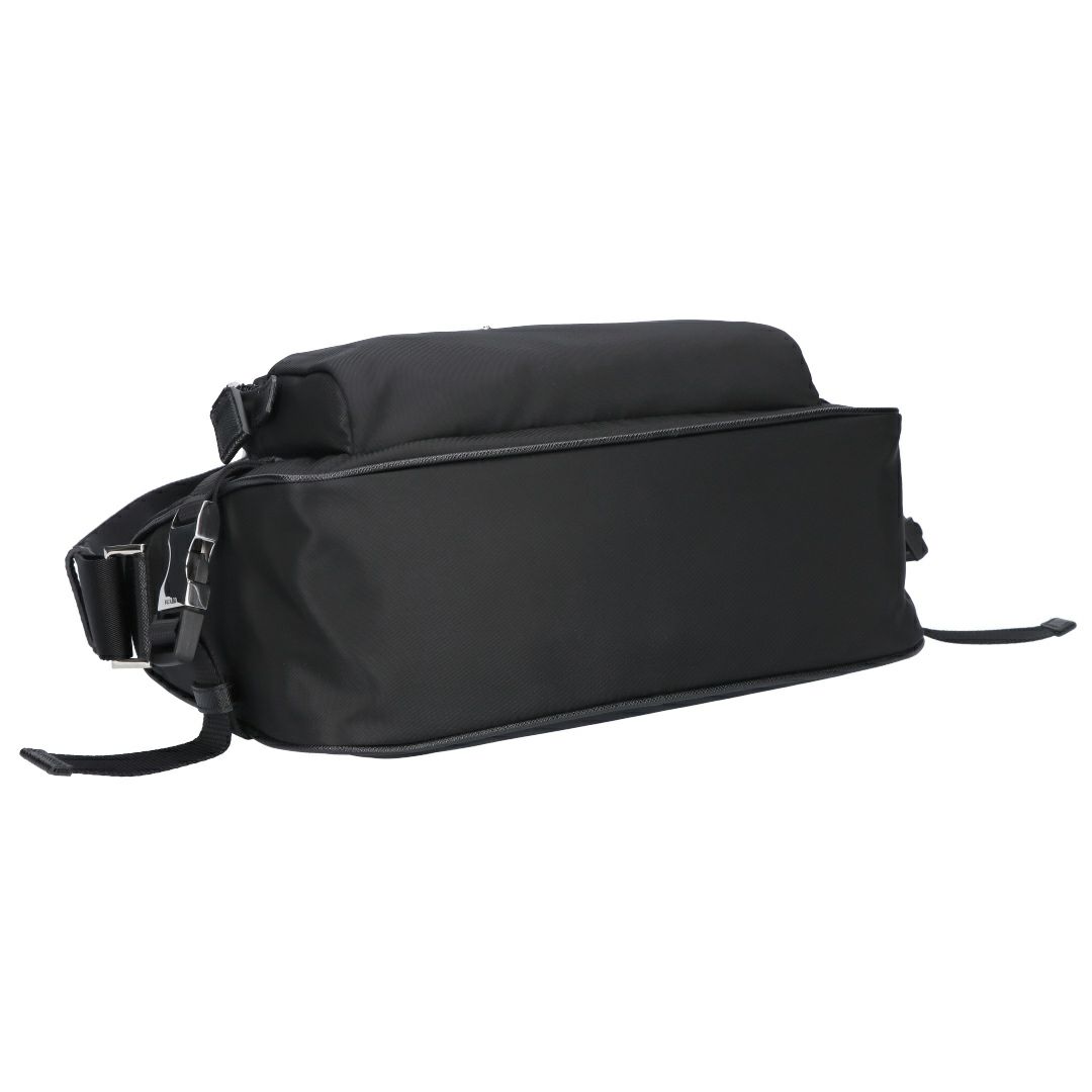 プラダ PRADA ショルダーバッグ ミディアム RE-NYLON サフィアーノレザー 2VH192 2DMG OOO F0002 NERO
