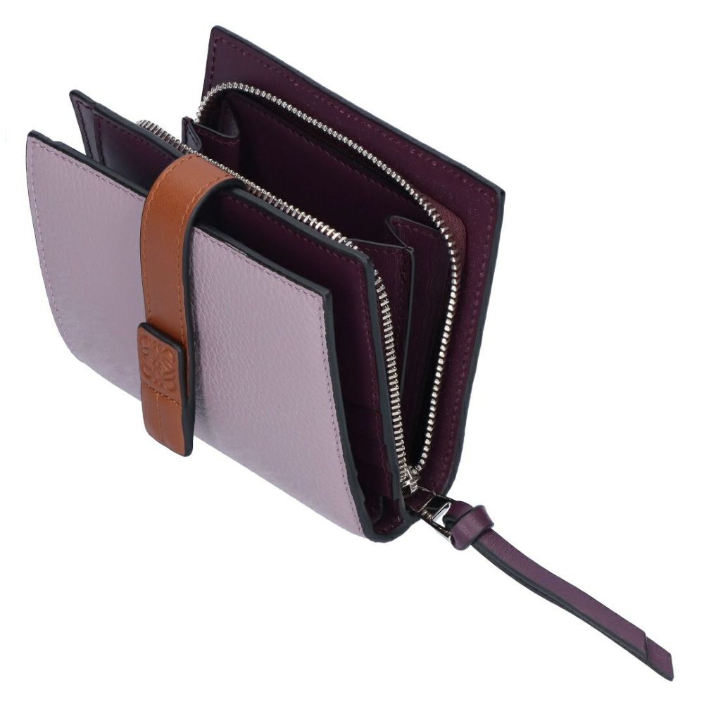 ロエベ LOEWE 折財布 二つ折り財布 コンパクトジップウォレット C660Z41X02 0057 DIRTY MAUVE /SQUIRREL 【お取り寄せ】