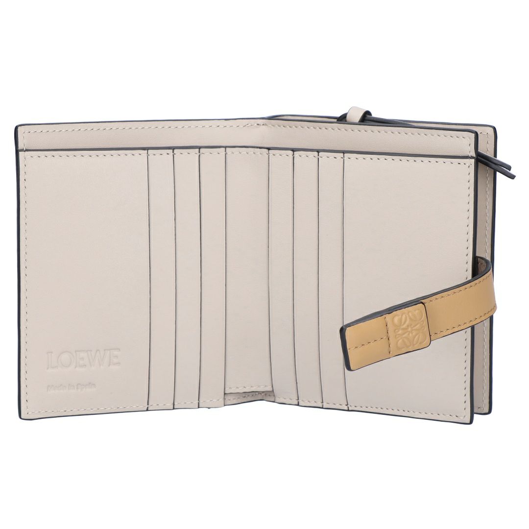 ロエベ LOEWE 折財布 二つ折り財布 コンパクトジップウォレット C660Z41X02 3589 TAUPE/GOLD 【お取り寄せ】