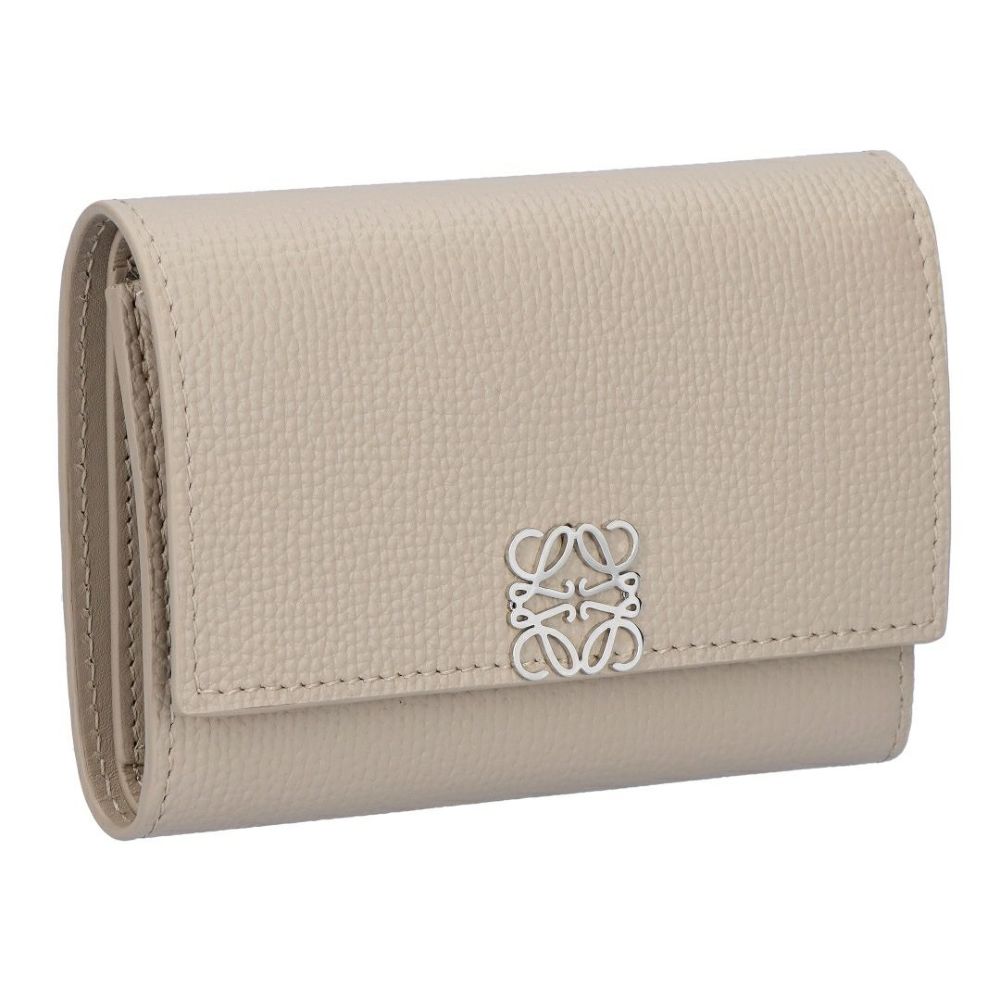 ロエベ LOEWE 折財布 三つ折り財布 アナグラム ヴァーティカル ウォレット スモール C821S33X12 5541 CLAY 【お取り寄せ】