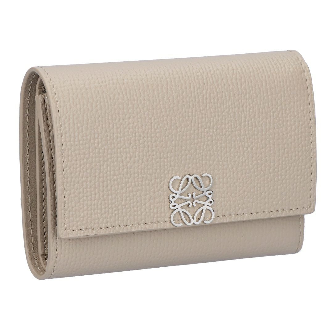 ロエベ LOEWE 折財布 三つ折り財布 アナグラム ヴァーティカル ウォレット スモール C821S33X12 5541 CLAY 【お取り寄せ】