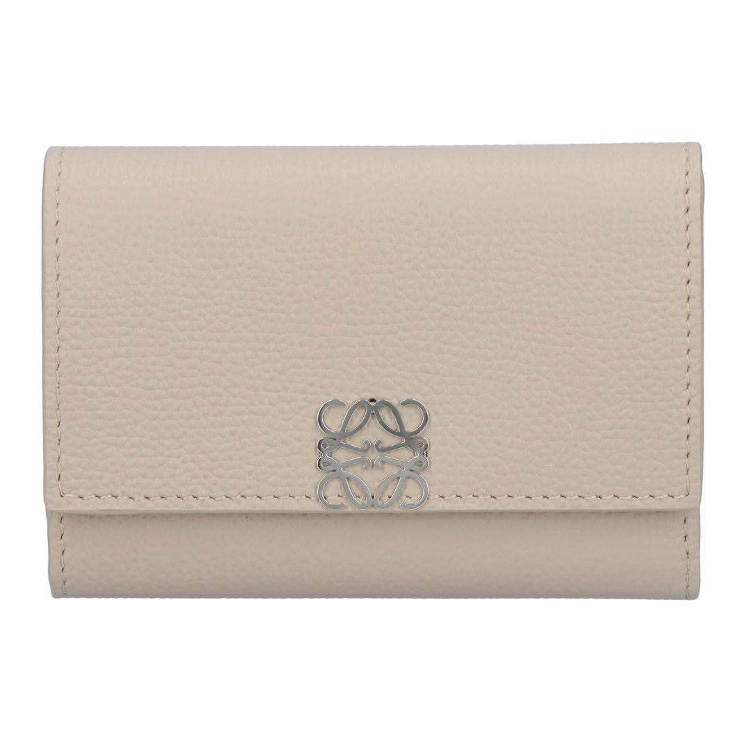 ロエベ LOEWE 折財布 三つ折り財布 アナグラム ヴァーティカル ウォレット スモール C821S33X12 5541 CLAY 【お取り寄せ】