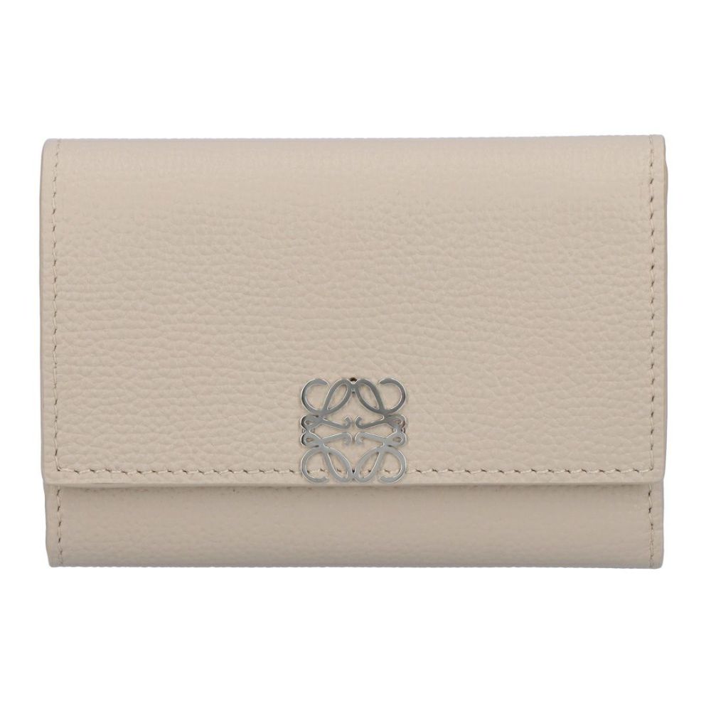 ロエベ LOEWE 折財布 三つ折り財布 アナグラム ヴァーティカル ウォレット スモール C821S33X12 5541 CLAY 【お取り寄せ】