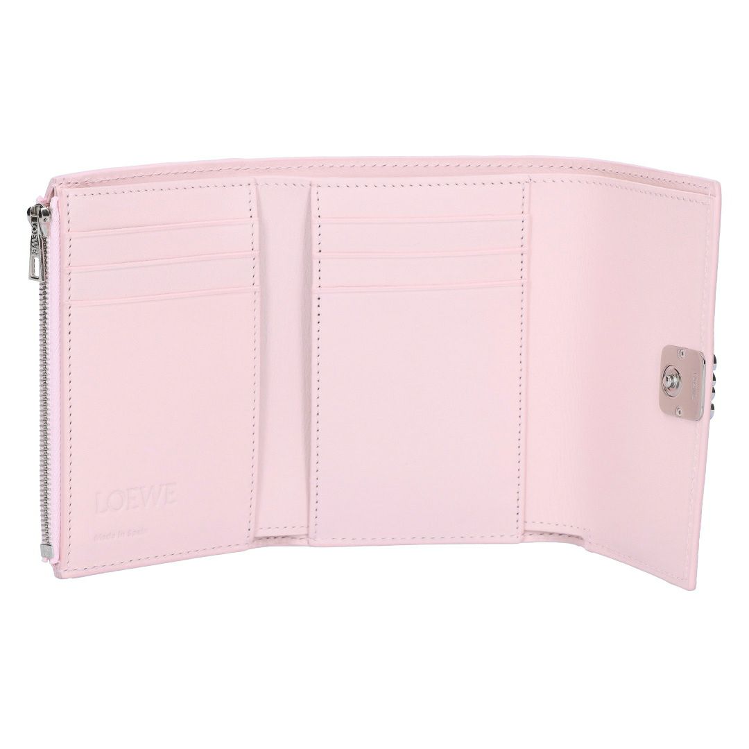 ロエベ LOEWE 折財布 三つ折り財布 アナグラム ヴァーティカル ウォレット スモール C821S33X12 7795 BLOSSOM 【お取り寄せ】