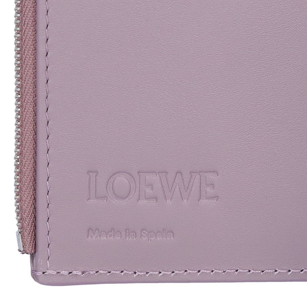 ロエベ LOEWE 折財布 三つ折り財布 アナグラム ヴァーティカル ウォレット スモール C821S33X14 5678 DIRTY MAUVE 【お取り寄せ】