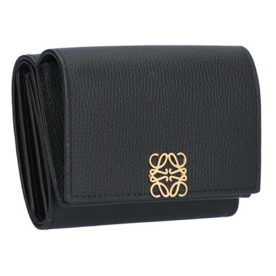 ロエベ LOEWE 折財布 三つ折り財布 アナグラム トライフォールド