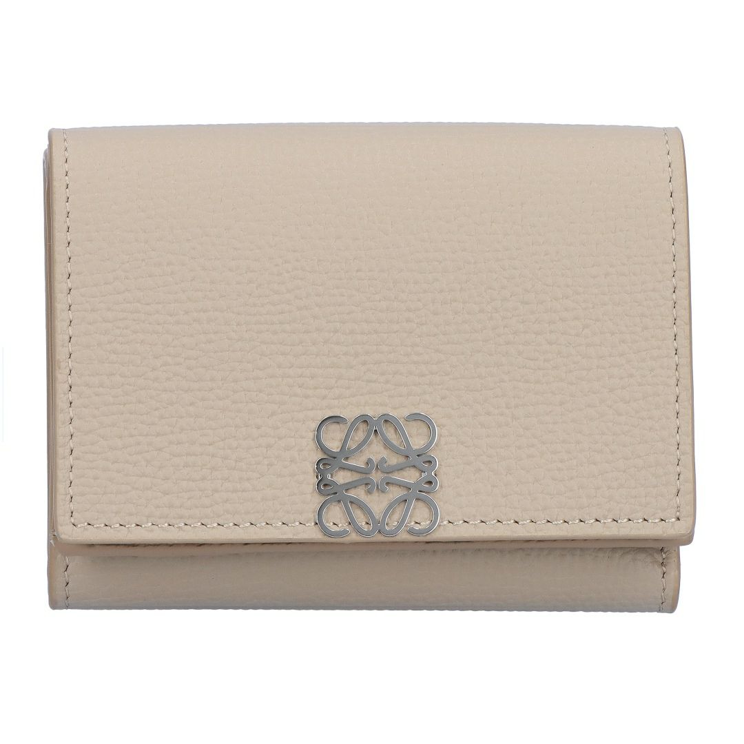ロエベ LOEWE 折財布 三つ折り財布 アナグラム トライフォールド ウォレット C821TR2X16 5541 CLAY 【お取り寄せ】