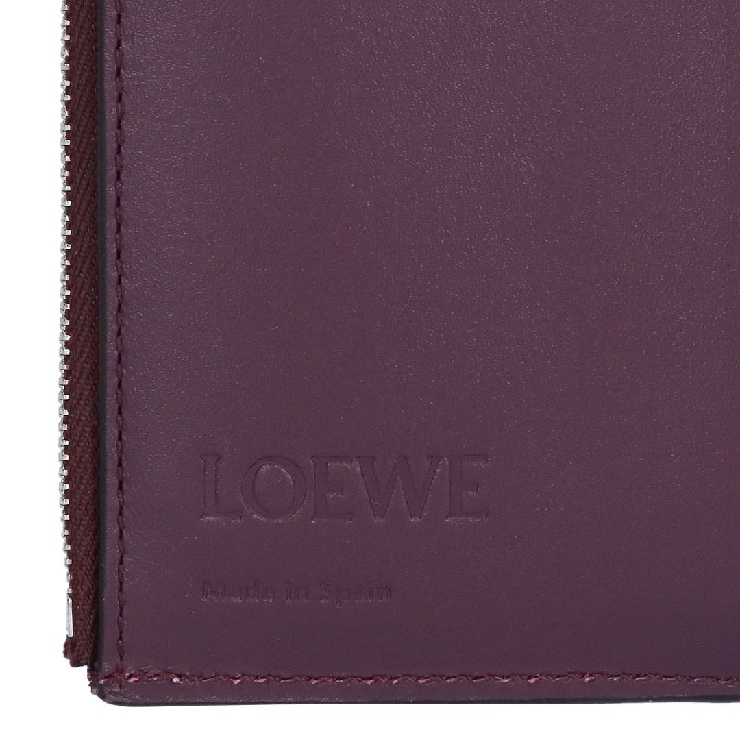 ロエベ LOEWE 折財布 三つ折り財布 スモール ヴァーティカル ウォレット C660S86X04 0057 DIRTY MAUVE/SQUIRREL 【お取り寄せ】