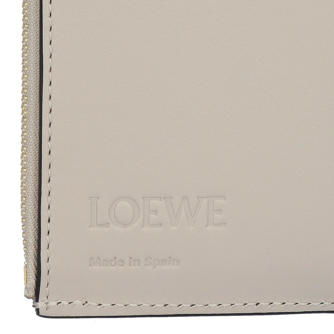 ロエベ LOEWE 折財布 三つ折り財布 スモール ヴァーティカル ウォレット C660S86X04 3589 TAUPE/GOLD 【お取り寄せ】